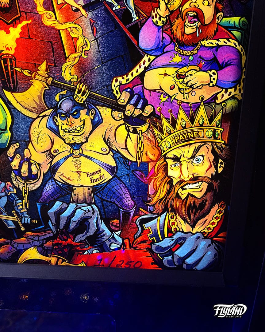 Medieval Madness Alternative Translite - Flyland Designs