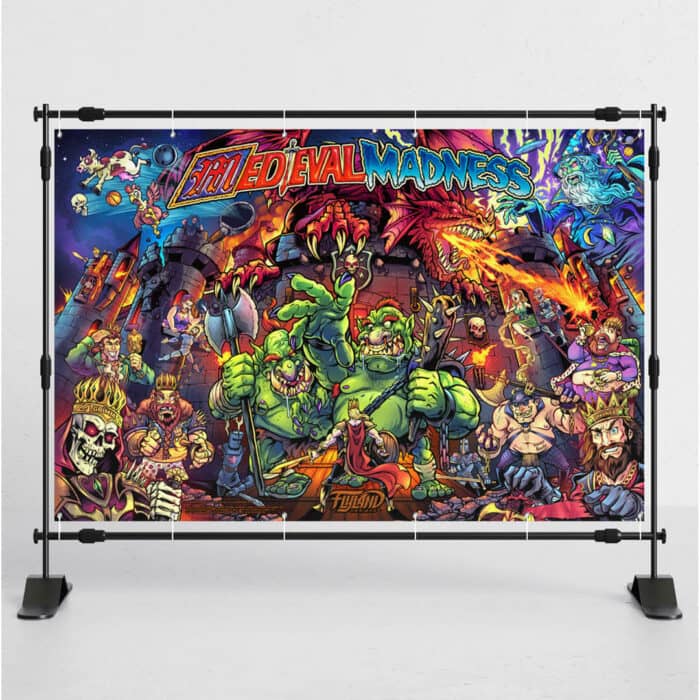 Medieval Madness Vinyl Banner