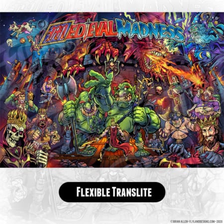 Alternate pinball translite for