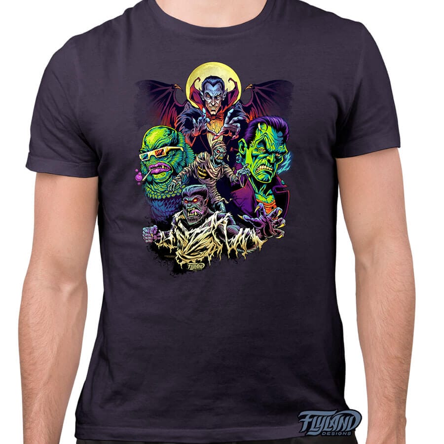 Monster Smash Unisex classic tee - Flyland Designs, Freelance