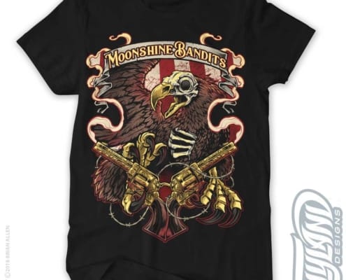 Moonshine Bandits Skeleton Eagle