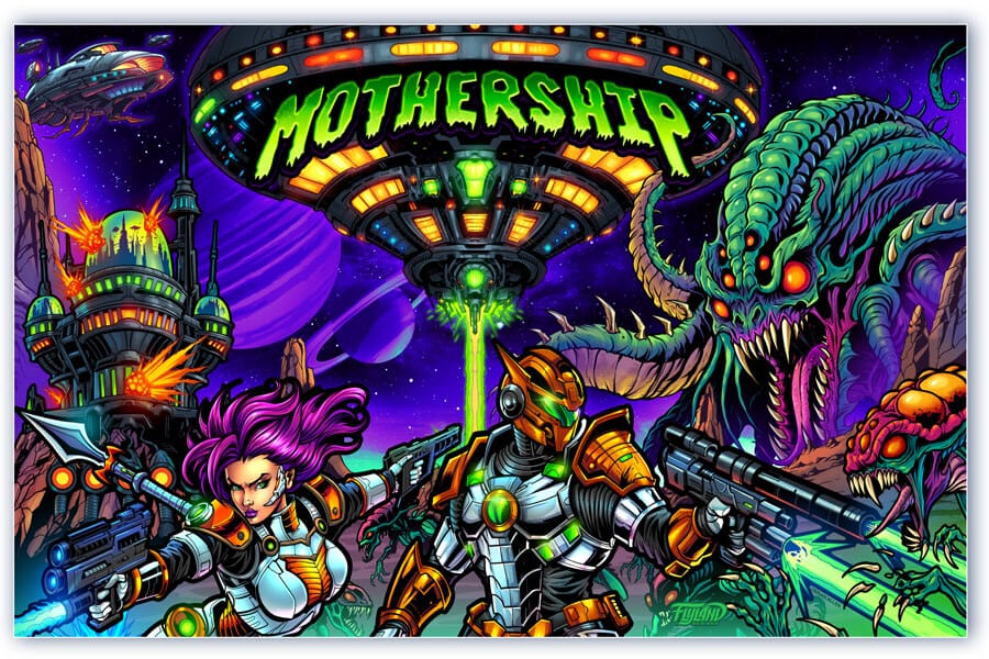 Mothership 11x17 Art Print - Flyland Designs, Freelance