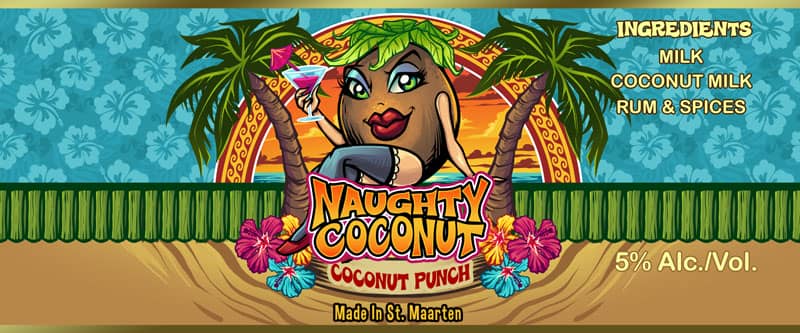 Naughty Coconut Packaging Design