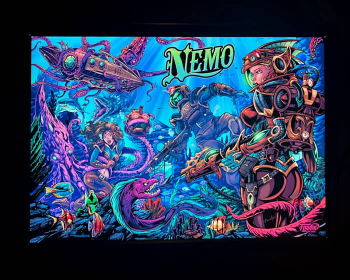 My Custom Illustration of  the Nemo underwater scene looks amazing all bright  colors lit up in the new  LED