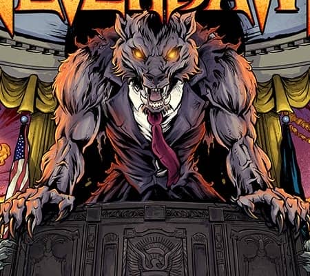 Evil werewolf in the oval office