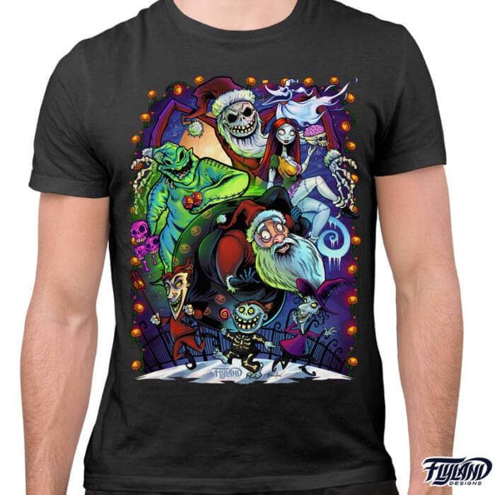 Nightmare Before Christmas T-Shirt Artwork by Brian Allen
