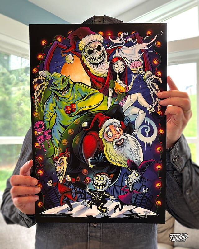 The Nightmare Before Christmas ピンバッチアート Kidnap the Sandy Claws- Nightmare Before Christmas Jack