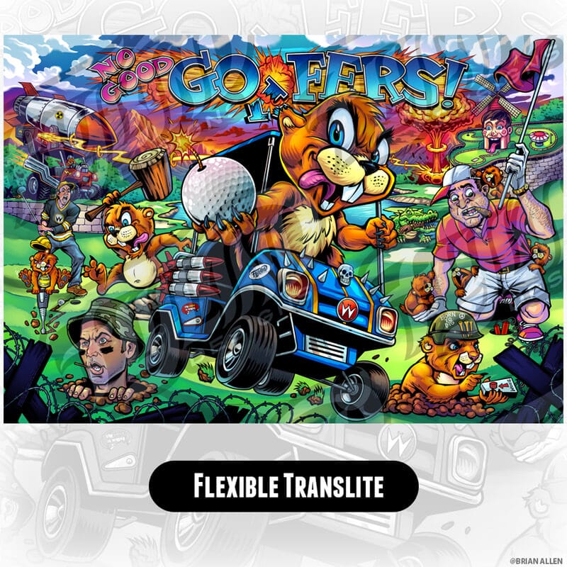 No Good Gofers Alternate Translite - Flyland Designs, Freelance