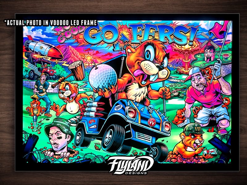 No Good Gofers Alternate Translite - Flyland Designs, Freelance