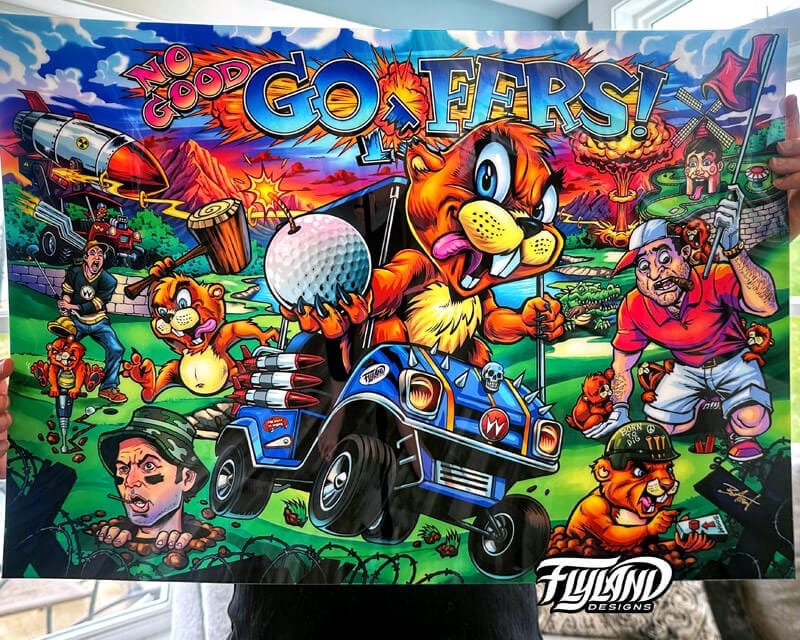 No Good Gofers Alternate Translite - Flyland Designs, Freelance