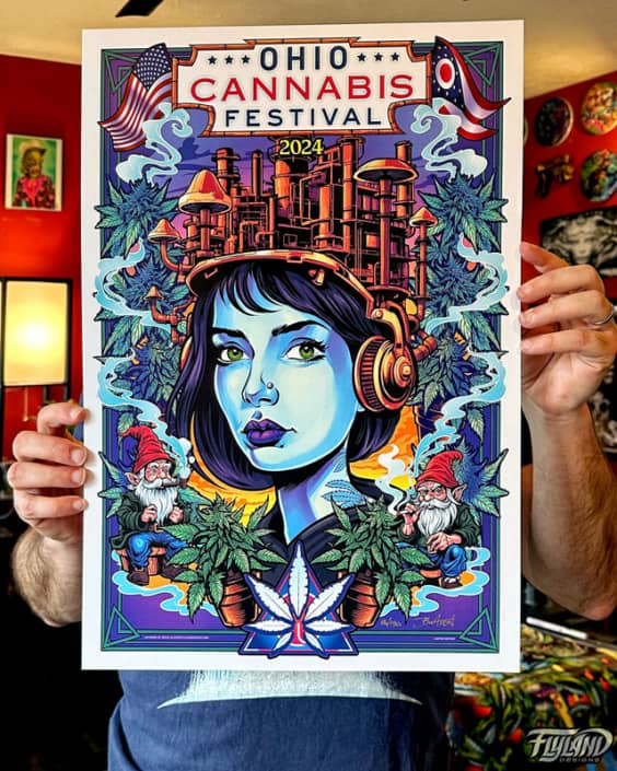 Ohio Cannabis Festival artwork o