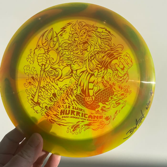 Le Swirl Hurricane 2022 Ledgestone Edition Disc Golf Disc AP #6