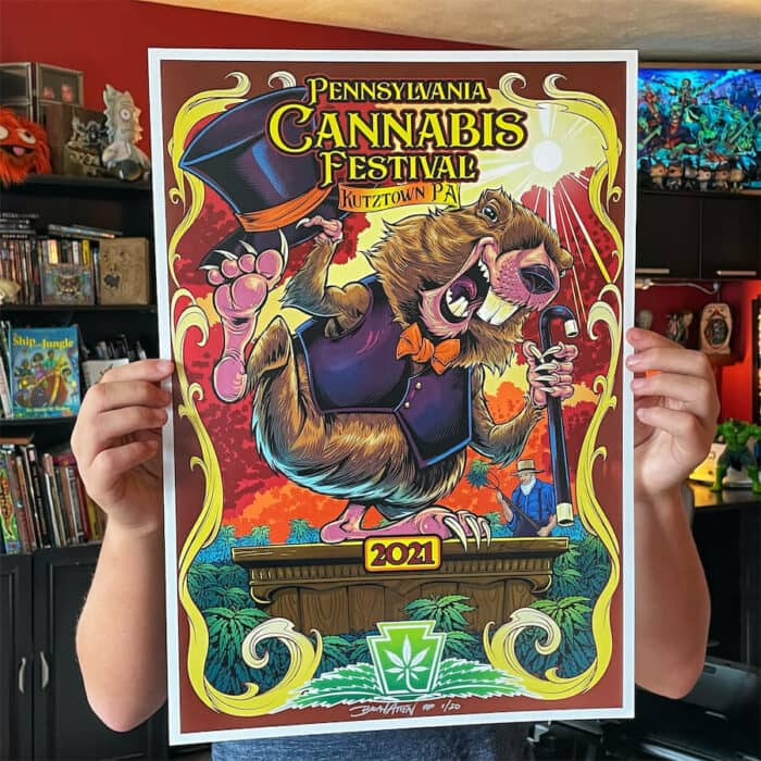 PA Cannafest 2021 Fall Event Poster - Artist Proof - Image 5