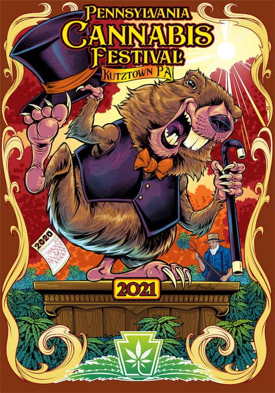 PA Cannafest 2021 Fall Event Poster - Artist Proof