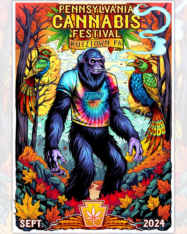 PA Cannafest 2024 Fall Event Poster - Artist Proof - Flyland