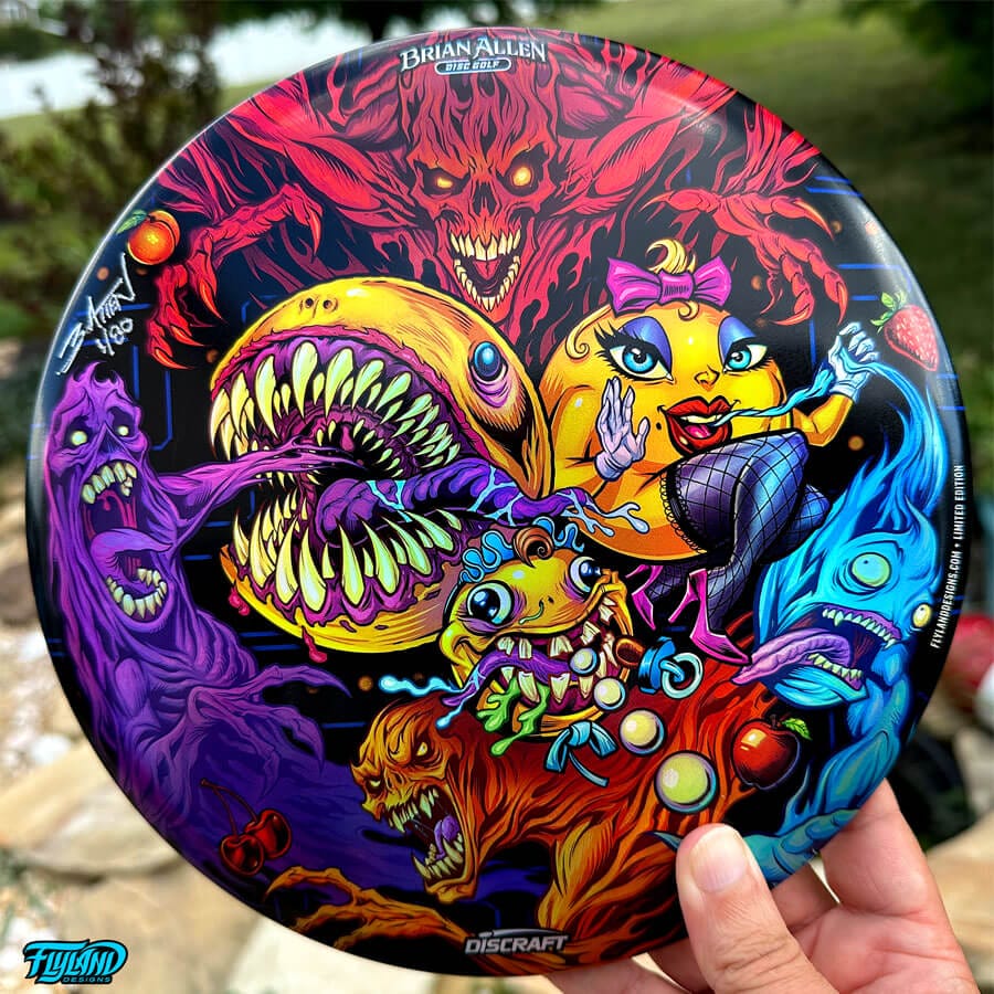 Pac-Man Tribute Foil Discraft Buzzz - September 2025 Limited