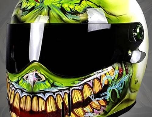 Blaze Artworks Vinyl Zombie Helmet