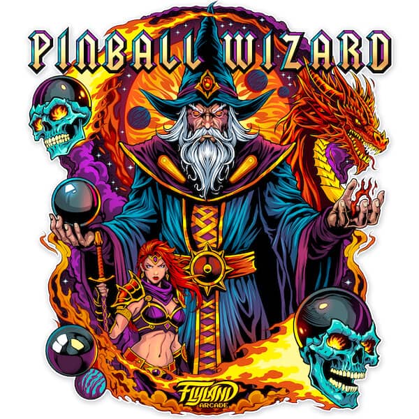 Pinball &amp; Arcade Artwork for businesses, pinball machines, arcade cabinets, and other arcade themed Artwork By Brian Allen Portfolio Category Thumbnail