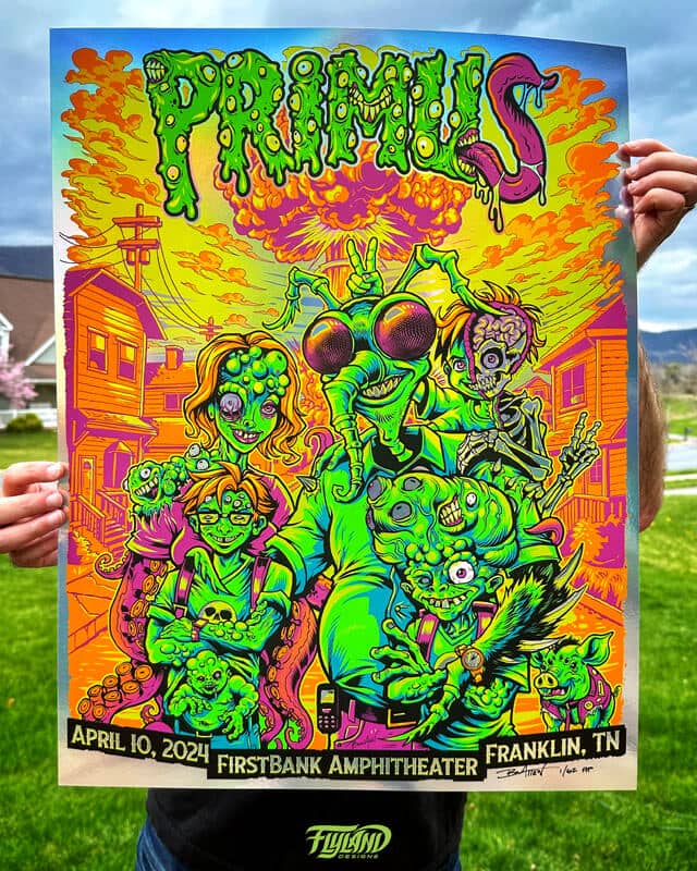 Primus artwork poster of a mutan