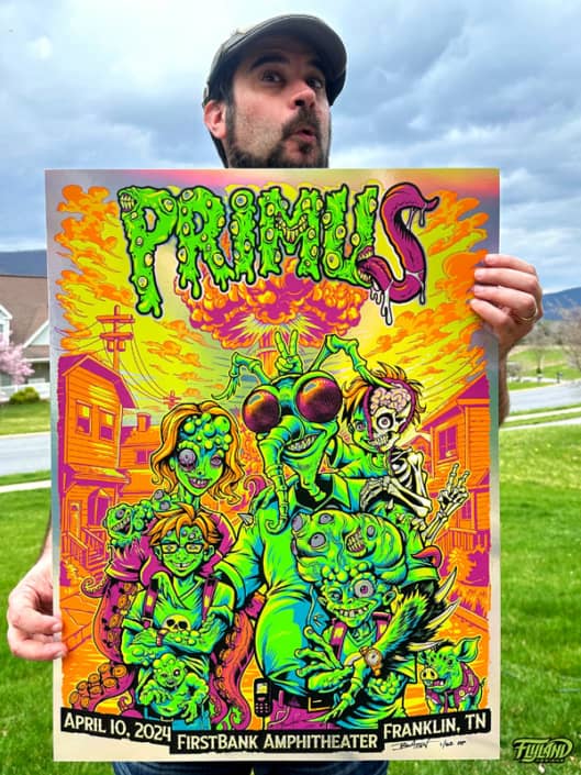 Primus artwork poster of a mutan