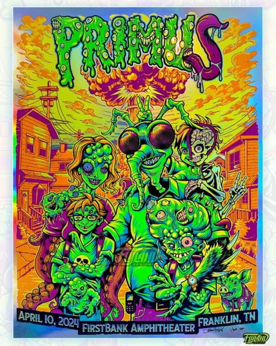 Primus artwork poster of a mutan