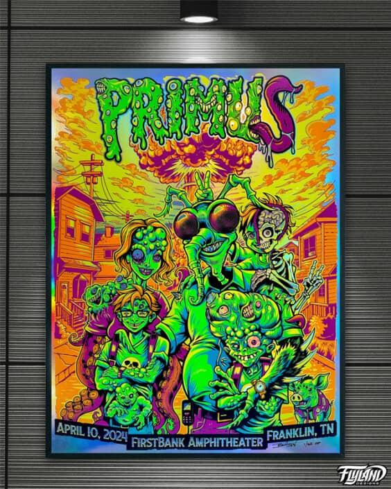 Primus artwork poster of a mutan