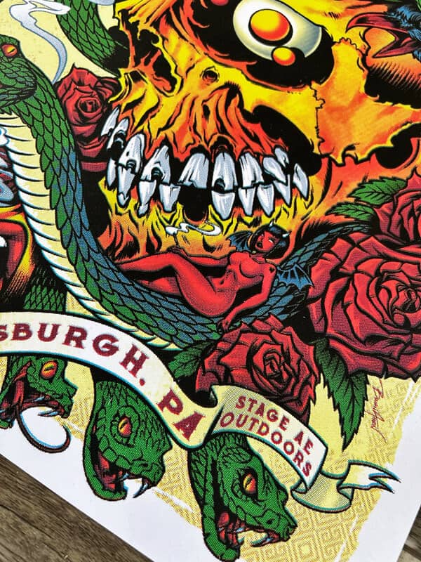 Gig Poster I designed for Queens