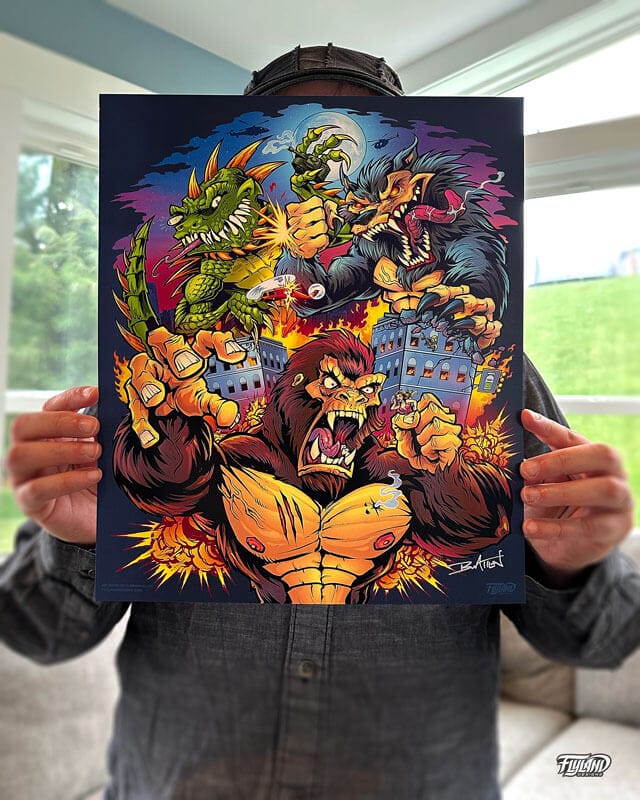 Rampage 11x14 Print - Flyland Designs, Freelance Illustration and