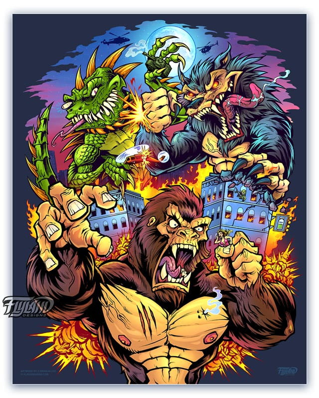 Rampage Arcade Tribute Fan Art