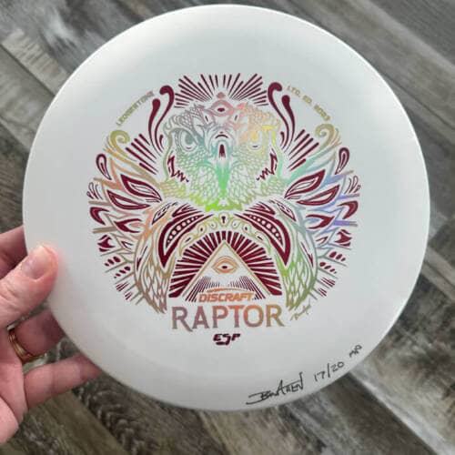 Discraft ESP Raptor 2023 Ledgestone Limited Edition Disc Golf Disc AP #17