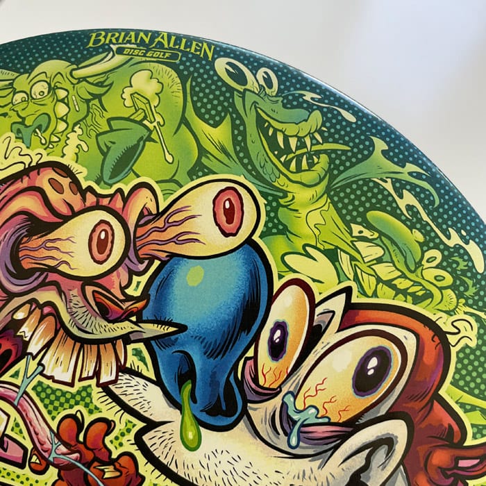 Ren and Stimpy Tribute SuperColor Discraft Buzzz - Flyland Designs