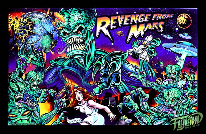 Revenge From Mars Alternate Translite