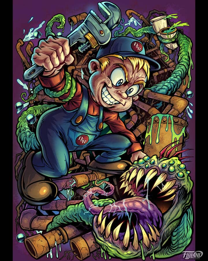 Artwork by freelance illustrator