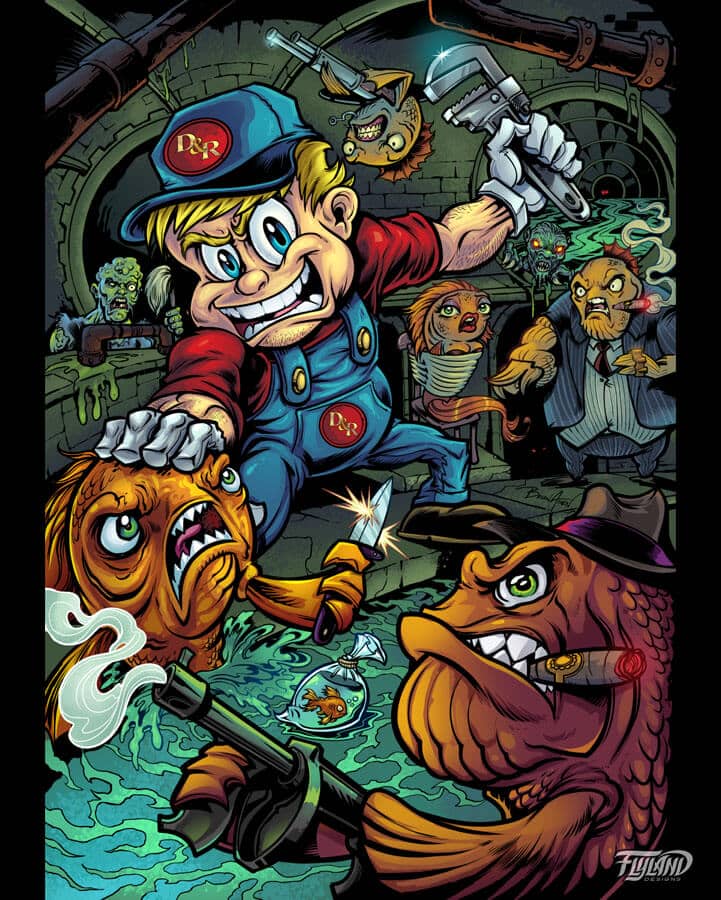 Artwork by freelance illustrator