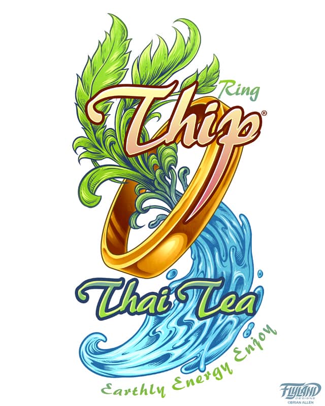 I was recently hired by Ring Thip to reinvent their packaging for their Thai Tea.  They wanted a bolder and more contemporary design, as they make a push to reach more retail markets.  I created the label for their showcase Thai Tea product, as well as lab