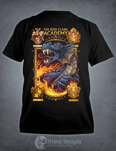 Dragon Mascot T-Shirt for Academy