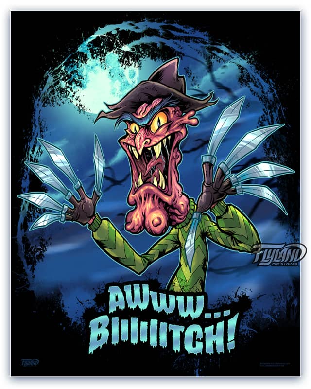 A full color illustration of Scary Terry from Rick and Morty.