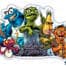 Sesame Street Gang as thugs  Sticker Design by artist Brian Allen