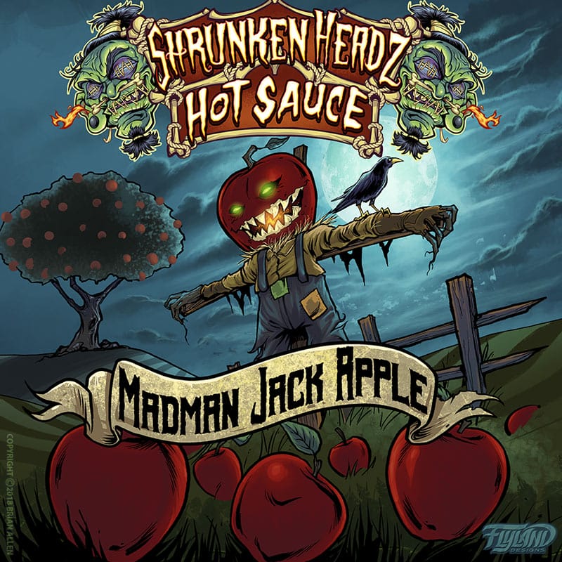 Hot Sauce Label Illustrations