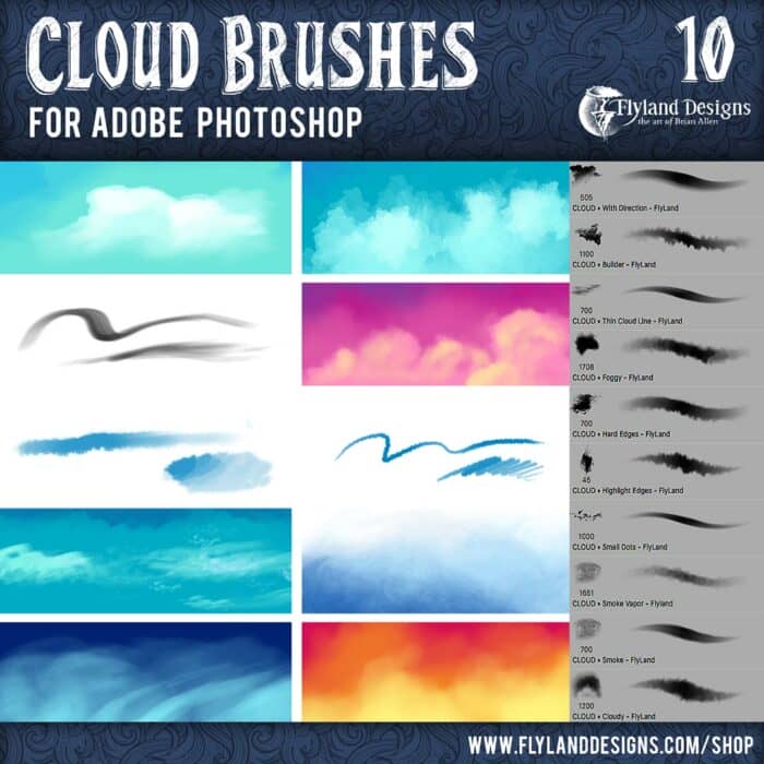 Images of custom photoshop brush