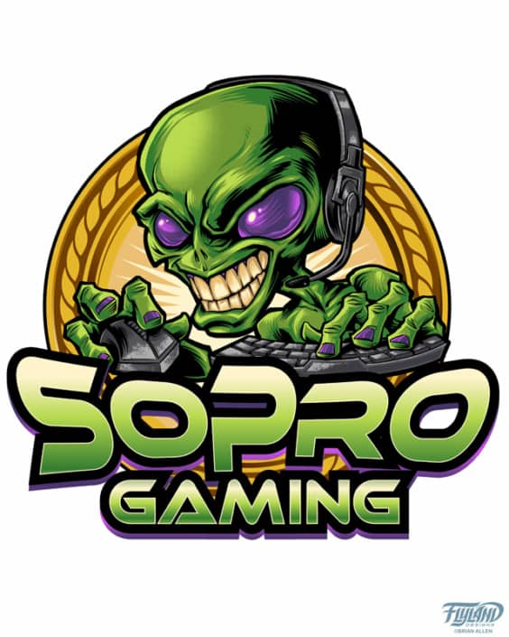 Alien Logo Design that I did for a gaming company.