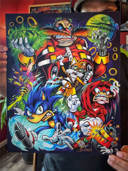 Sonic the Hedgehog Tribute Illustration