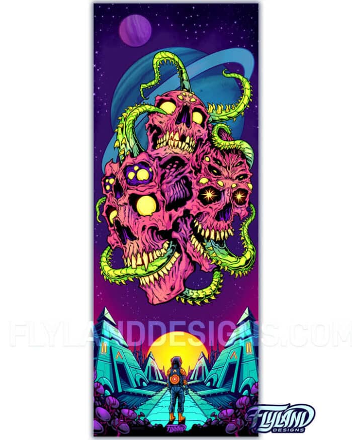 Sonic Temple Vertical Vinyl Banner