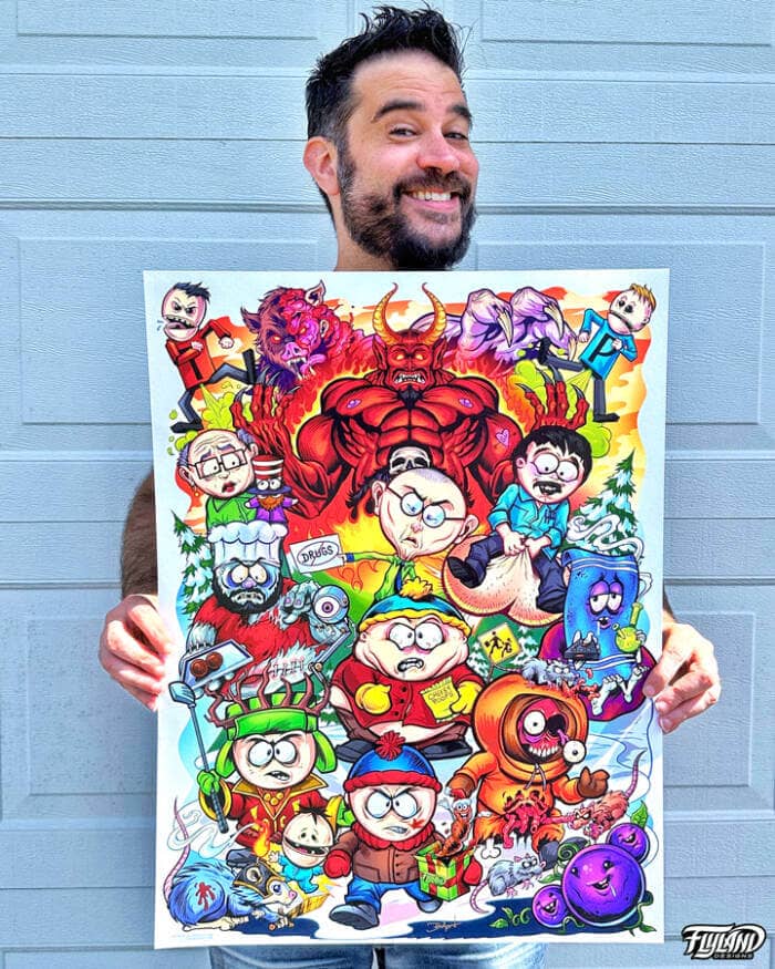 South Park Tribute Art Print - Image 12
