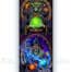 Space Wizard and Sorceress Vertical Vinyl Banner with Grommets artwork by Brian Allen
