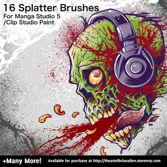 Clip Studio Paint (Manga Studio 5) Brushes Volume 1