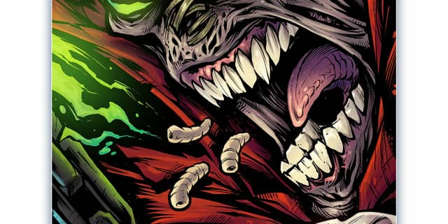 A full color tribute illustration of spawn.