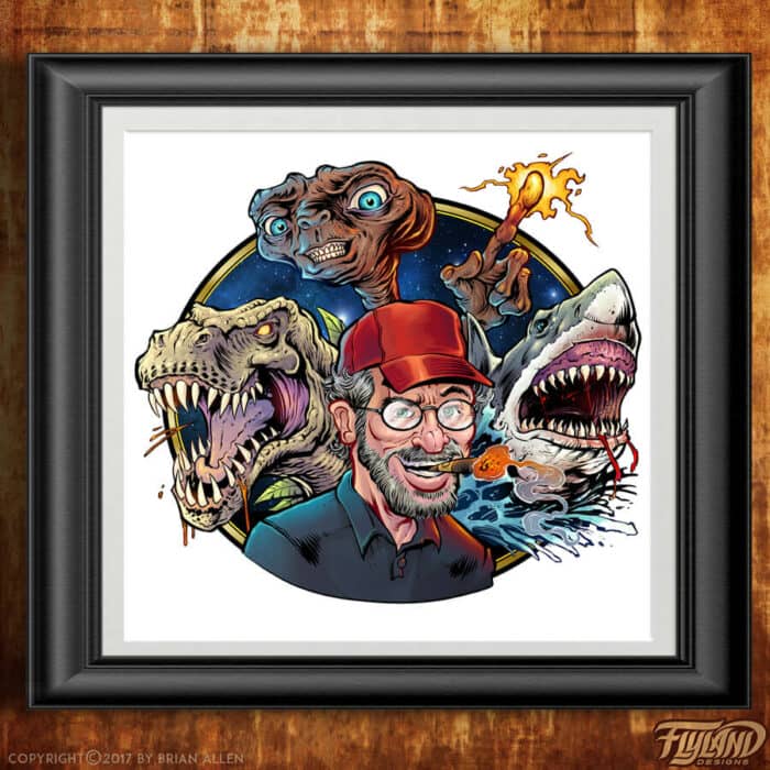 Steven Spielberg Tribute Art Print - Image 4