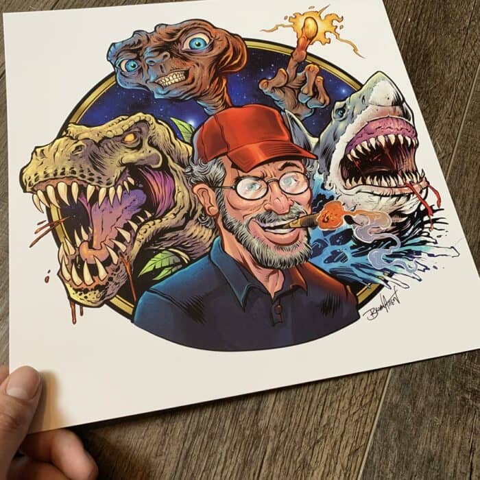 Steven Spielberg Tribute Art Print - Image 2