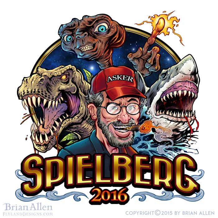 llustration of Spielberg’s fam